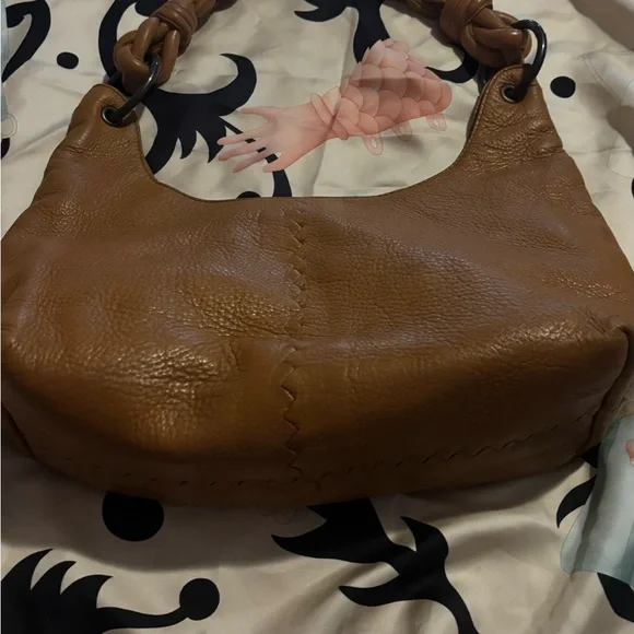 Bottega Veneta Tan Leather Shoulder Bag - Picture 6 of 10